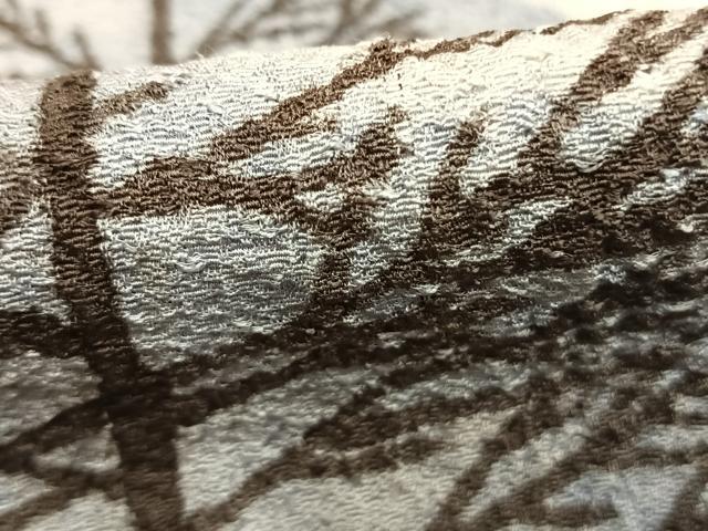 平和屋着物●訪問着 作家物 風景樹林文 暈し染め 正絹 逸品 AABD0704fy