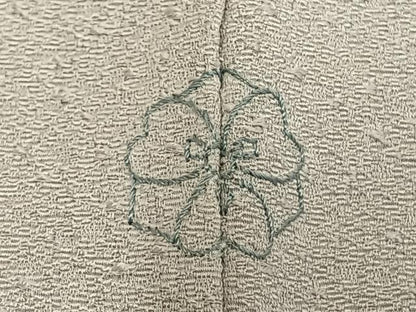 平和屋着物●訪問着 作家物 風景樹林文 暈し染め 正絹 逸品 AABD0704fy