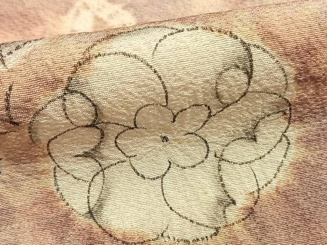 平和屋着物●訪問着 辻が花 絞り 暈し染め 正絹 逸品 AABD0705fy