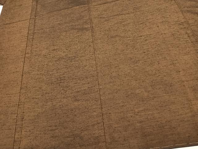 平和屋着物●男性 紬 アンサンブル 霞文 正絹 逸品 未使用 AABD0713fy