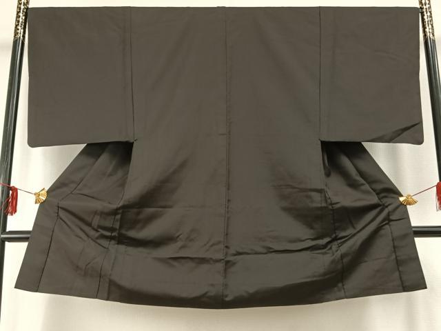 平和屋着物∞男性　お召　羽織　檳榔子染色　正絹　逸品　AABD0725fy