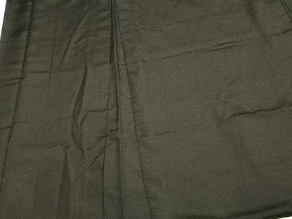 平和屋着物∞男性　お召　羽織　檳榔子染色　正絹　逸品　AABD0725fy