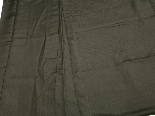 平和屋着物∞男性　お召　羽織　檳榔子染色　正絹　逸品　AABD0725fy