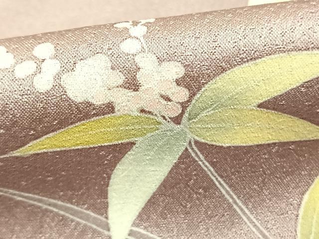 平和屋着物●訪問着　枝花文　暈し染め　正絹　逸品　AABD0741fy