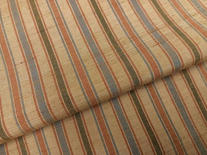 平和屋着物●上質な紬　間道　正絹　逸品　AABD0764ph