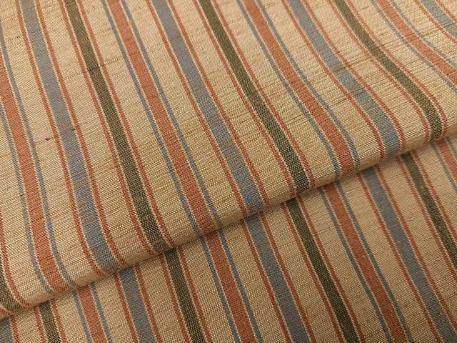 平和屋着物●上質な紬　間道　正絹　逸品　AABD0764ph
