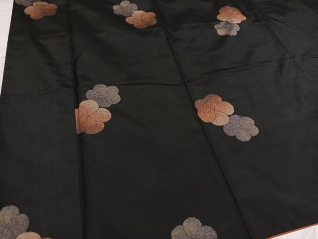平和屋着物●上質な紬 捻じ梅 正絹 逸品 AABD0782ph