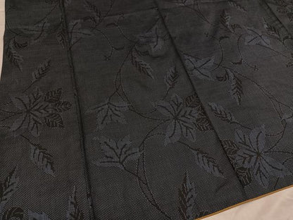 平和屋着物●本場大島紬　一元絣　草木文　正絹　逸品　AABD0784ph