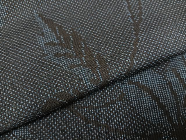 平和屋着物●本場大島紬　一元絣　草木文　正絹　逸品　AABD0784ph