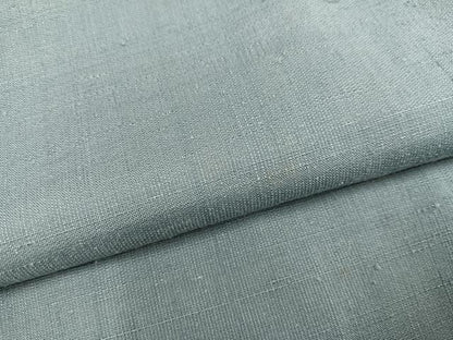 平和屋着物●上質な紬　色無地　藍鼠色　正絹　逸品　AABD0797ph