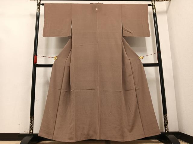 平和屋着物●江戸小紋 行儀 正絹 逸品 AABD0803ph