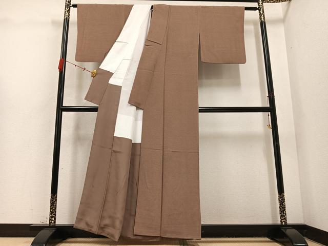 平和屋着物●江戸小紋 行儀 正絹 逸品 AABD0803ph