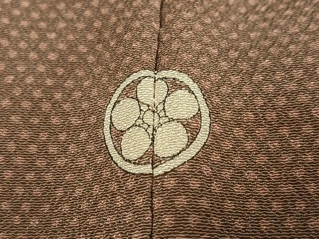 平和屋着物●江戸小紋 行儀 正絹 逸品 AABD0803ph