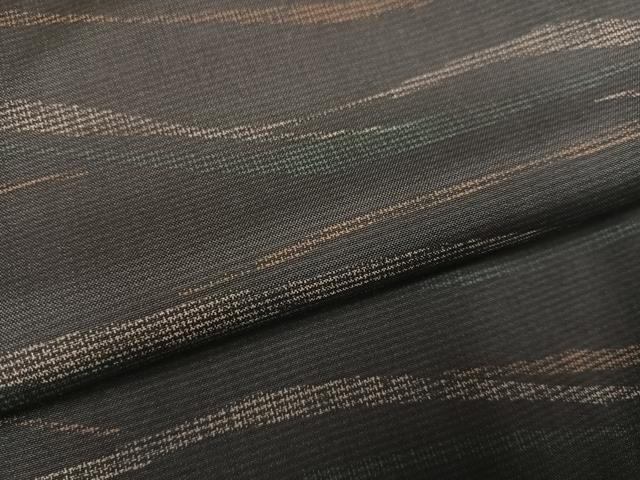 平和屋着物●本場大島紬　カタス9マルキ　流水文　正絹　逸品　未使用　AABD0806ph