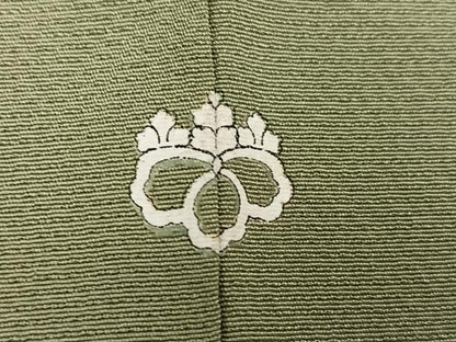 平和屋着物●訪問着　刺繍　梅　金彩　正絹　逸品　AABD0822ph