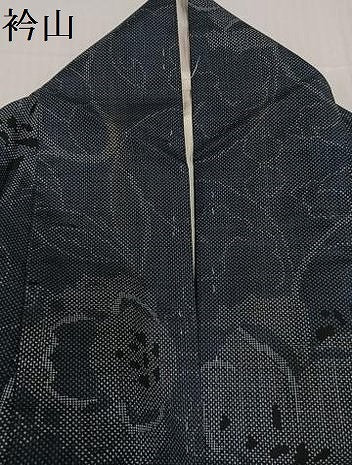 平和屋着物●本場大島紬 一元絣 草花文 正絹 逸品 AABD0830ph