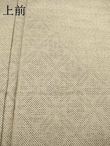 平和屋着物●本場大島紬 白大島 カタス9マルキ 七宝花文 正絹 逸品 AABD0861ck