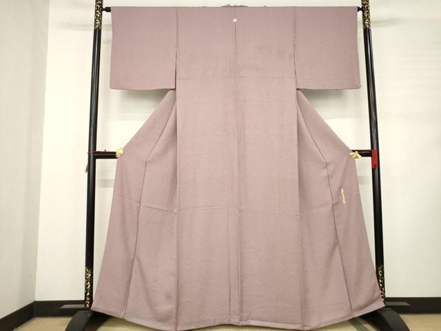 平和屋着物●本草木染作家　瑞鳳　色無地　鴇浅葱色　正絹　逸品　AABD0866ck