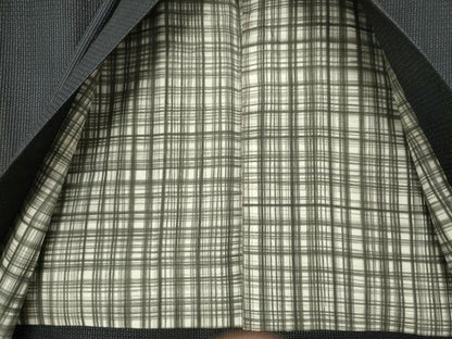 平和屋着物●男性 本場大島紬 アンサンブル 80亀甲 総詰め 正絹 逸品 AABD0898ck