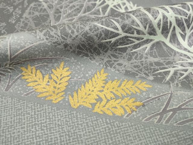 平和屋着物●訪問着　風景文　金彩　正絹　逸品　AABD0915ck