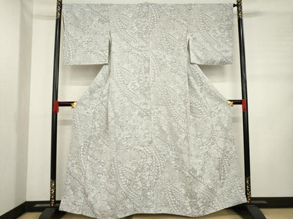 平和屋着物●天目織 お召 辻が花 正絹 逸品 AABD0945ck
