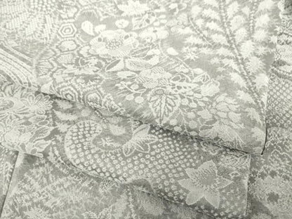 平和屋着物●天目織 お召 辻が花 正絹 逸品 AABD0945ck