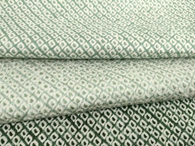平和屋着物●訪問着 総絞り 霞文 暈し染め 正絹 逸品 AABD0952ck