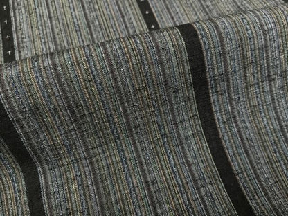 平和屋着物●上質な紬 間道 正絹 逸品 AABD0963ph