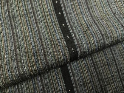 平和屋着物●上質な紬 間道 正絹 逸品 AABD0963ph
