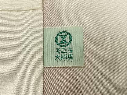 平和屋着物●訪問着 竹屋町刺繍 枝椿 暈し染め 金銀彩 そごう扱い 正絹 逸品 未使用 AABD0988ph