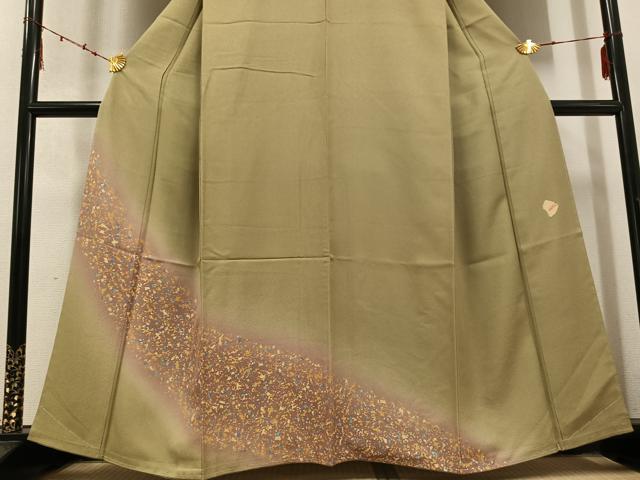 平和屋着物●訪問着 作家物 霞文 暈し染め 正絹 逸品 未使用 AABD1009ph