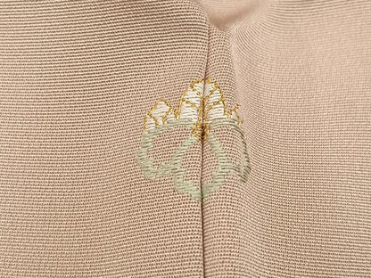 平和屋着物●訪問着　駒刺繍　椿　暈し染め　金彩　正絹　逸品　AABD1026ph