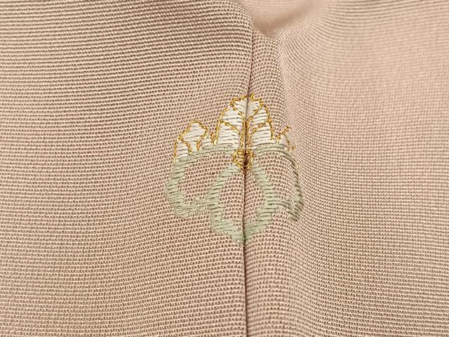 平和屋着物●訪問着　駒刺繍　椿　暈し染め　金彩　正絹　逸品　AABD1026ph