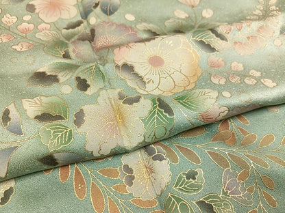 平和屋着物●訪問着 辻が花 暈し染め 金彩 正絹 逸品 AABD1037ph