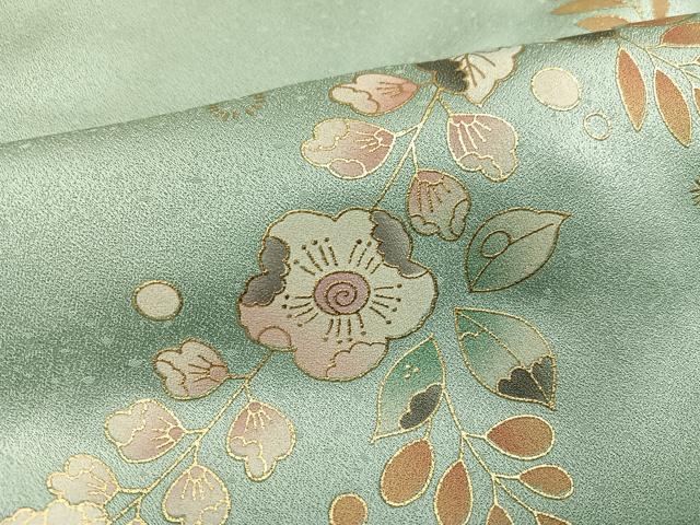 平和屋着物●訪問着 辻が花 暈し染め 金彩 正絹 逸品 AABD1037ph