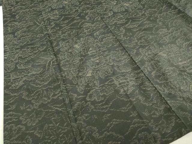 平和屋着物●本場大島紬 風景文 正絹 逸品 AABD1098ck