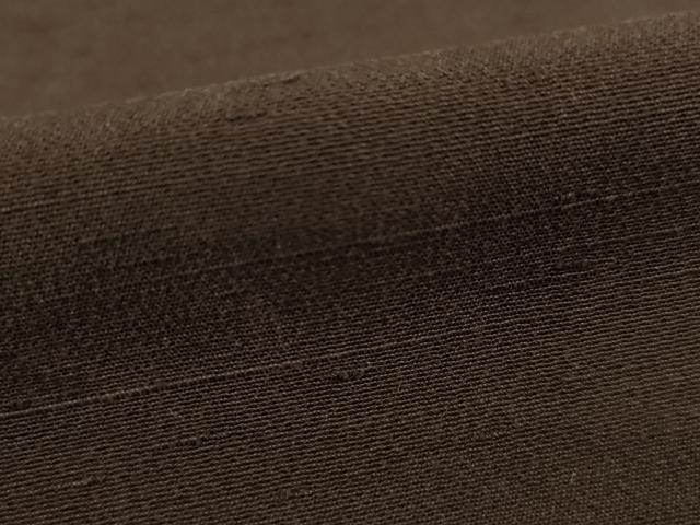 平和屋着物●男性 紬 アンサンブル 色無地 赤墨色 正絹 逸品 AABD1115ck