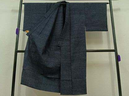 平和屋着物▽男性 紬 単衣 霞文 正絹 逸品 AABD1240jh