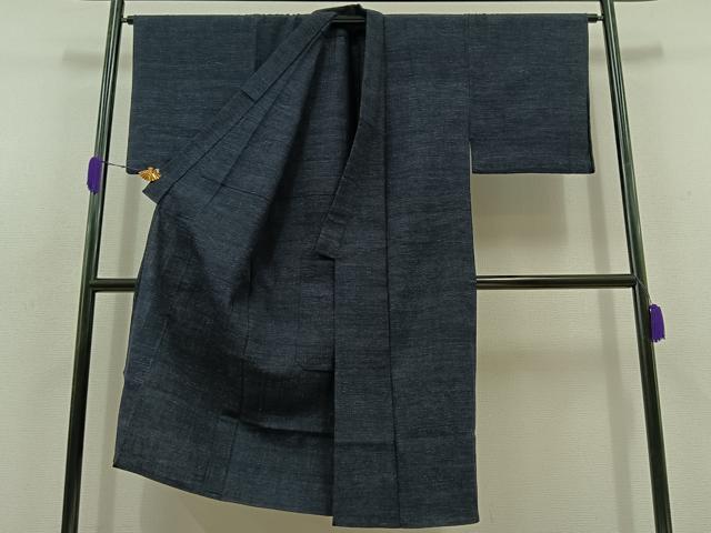 平和屋着物▽男性 紬 単衣 霞文 正絹 逸品 AABD1240jh