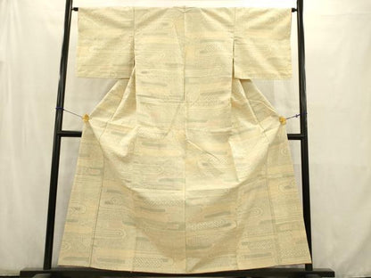 平和屋着物■上質な紬　霞文　正絹　逸品　AABD1286ma