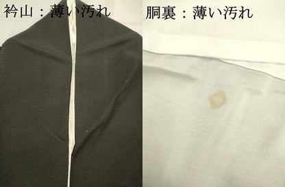 平和屋着物■豪華黒留袖　松竹梅風景花文　金彩　正絹　逸品　AABD1341ma