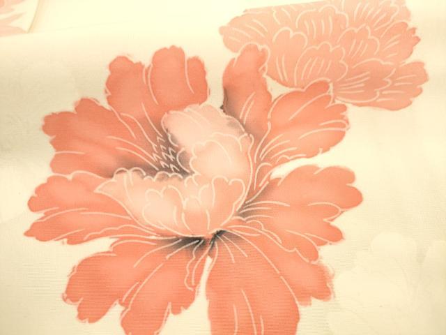 平和屋着物■上質な小紋　草花文　正絹　逸品　AABD1346ma