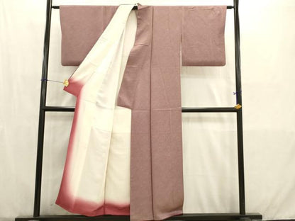 平和屋着物■江戸小紋　極小鮫小紋柄　正絹　逸品　AABD1357ma
