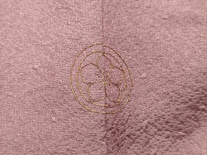 平和屋着物■訪問着　中国三大刺繍　汕頭刺繍　スワトウ刺繍　鏡裏花文　鴇浅葱色　正絹　逸品　AABD1364ma