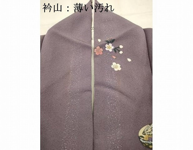 平和屋着物■上質な小紋 花簪 草履 正絹 逸品 AABD1378ma