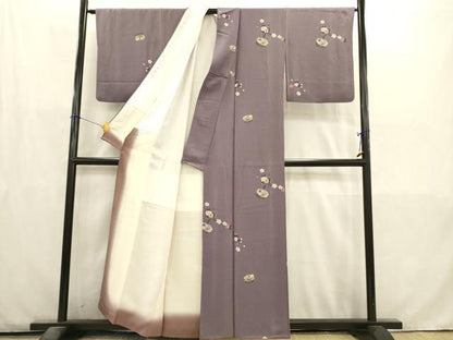 平和屋着物■上質な小紋 花簪 草履 正絹 逸品 AABD1378ma