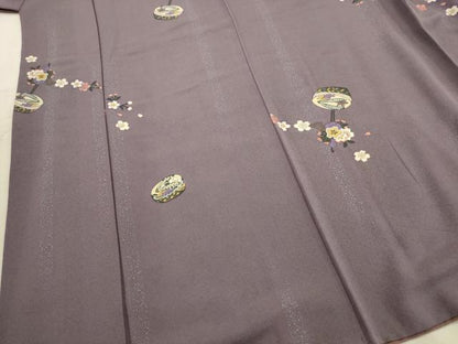 平和屋着物■上質な小紋 花簪 草履 正絹 逸品 AABD1378ma