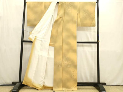 平和屋着物■訪問着　刺繍　楓　暈し染め　正絹　逸品　AABD1400ma