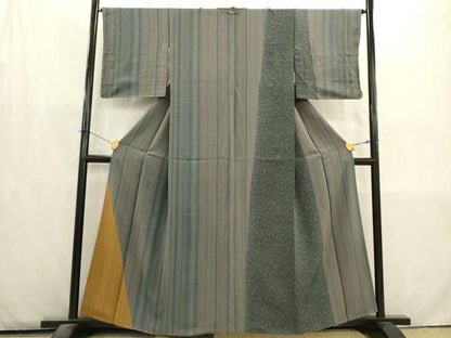 平和屋着物■訪問着　間道　正絹　逸品　AABD1413ma