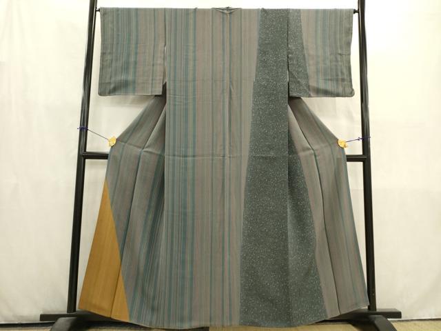 平和屋着物■訪問着　間道　正絹　逸品　AABD1413ma